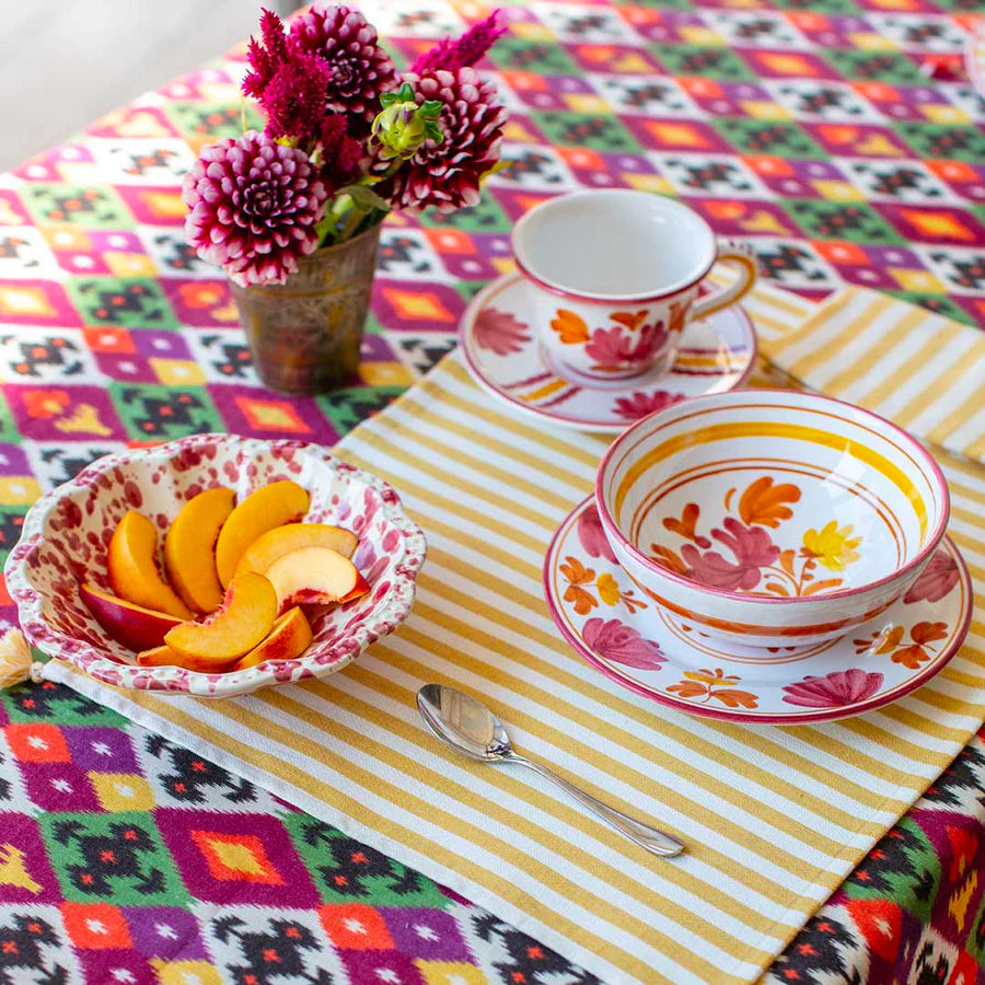 Blossom Yellow Breakfast Bowl, Set of 4