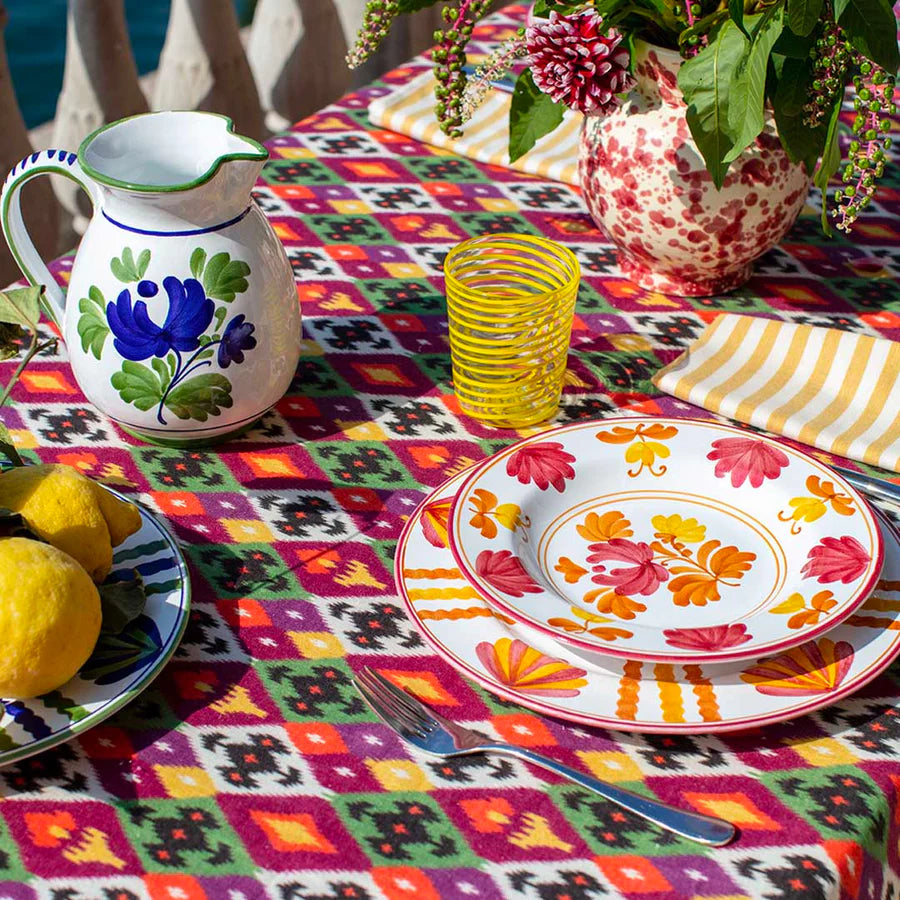 Blossom Yellow Soup Plate, Set of 4