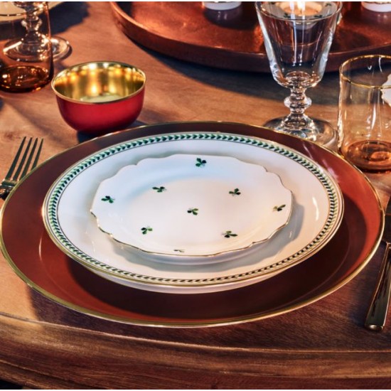 Grape Leaves Bread Plate